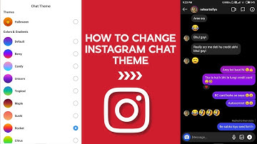 Instagram Chat Theme Not Showing Problem FIXED!!