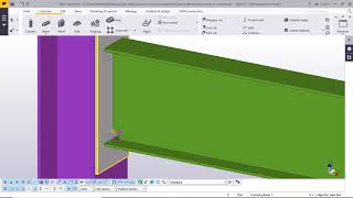 Learn custom components in tekla structure End plate moment connection Part #2