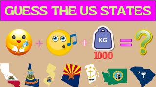 Guess The Word Game - Guess the US States By Emoji - Guess The Word (P1)