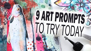 9 Mixed Media Art Prompts To Get You Creating Today