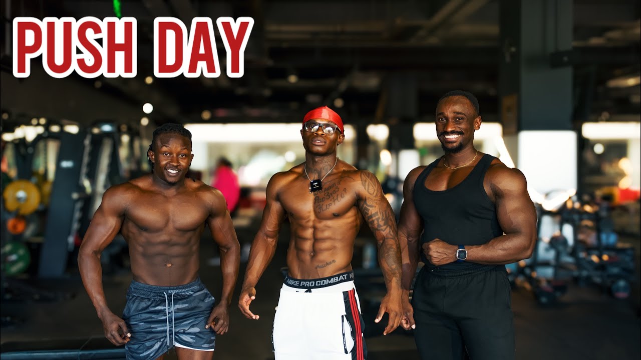 Tile Pacbro FITNESS AND SUCCESS EP 1 | WITH TILEH PACBRO PUSH DAY - YouTube