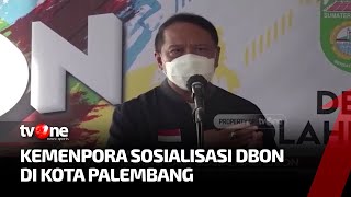 Download lagu Kemenpora Lakukan Sosialisasi DBON di Kota Palembang | Kabar Arena tvOne