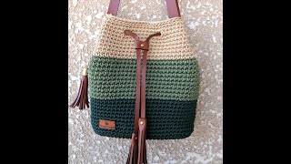 كروشيه شنطة بخيط المكرمية المصري (الجزء الثاني) - Crochet bag tutorial (part 2)
