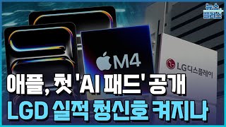 애플의 '한 방' AI 아이패드…LGD 웃는다/한국경제TV뉴스