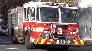 Reading Fire Department Engine 3 Responding 12/4/21