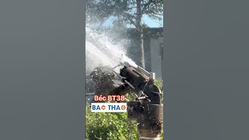 Béc tưới bánh răng mini BT38 tưới phun mưa đều đẫm với bánh răng lật và 3 tia nước #bectuoiBACTHAO