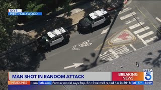 Man shot in random West Hollywood attack