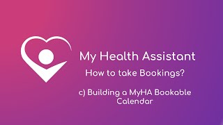 How to take bookings?  Building a MyHA Calendar screenshot 5