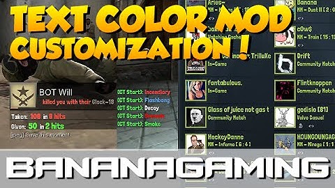 CS:GO - TEXT COLOR MOD V1