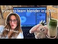 Trying to learn Blender in public (this is hard)