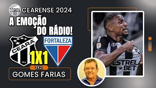 [Cearense '24] Final | Volta | Ceará (3) 1 X 1 (2) Fortaleza | Narr.: Gomes Farias | Canal do Vozão