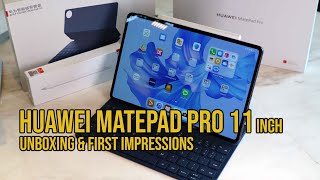 Huawei MatePad Pro 11 inch Unboxing & First impressions screenshot 4