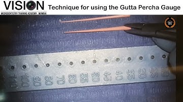 Technique for using the Gutta Percha Gauge