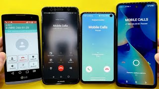 Incoming and Outgoing Calls&Timer LG-H324, Huawei Y6 prime, Samsung Galaxy S10e, Tecno BG6