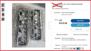 ebay Mystery Aluminum SBC Cylinder Heads