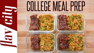 My meal prepping recipe for prep as a college student is the boss! i'm
showing how to quinoa fried rice with sticky glazed chicken. pr...