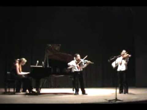 Johan S. Bach, Concierto para dos violines. Samuel Vargas y Paulina Mantilla