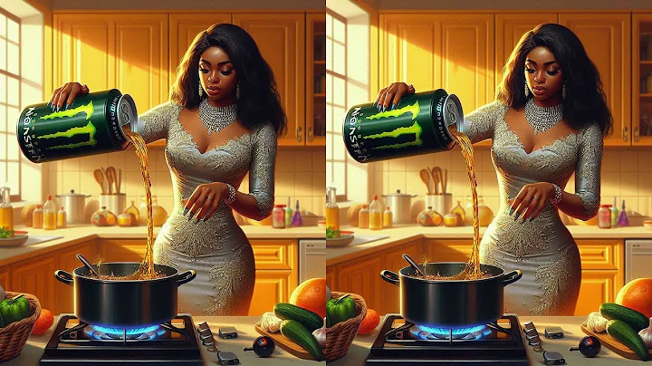 Lazy Spoilt Wife Uses Monster Energy Drink To Cook Egusi Soup For Her Husband #africantales
