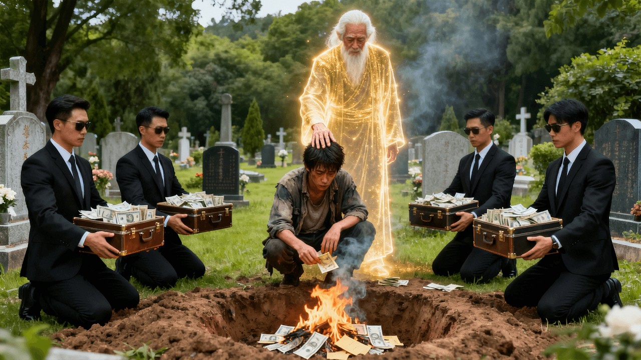 絕望窮小伙失業後在祖先墳頭哭泣，怎料祖先稱帝，顯靈送他萬億財富和頂級美女，逆襲狂開掛！