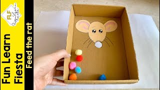 Move ball to the hole | motor skills activity for toddlers #handeyecoordination