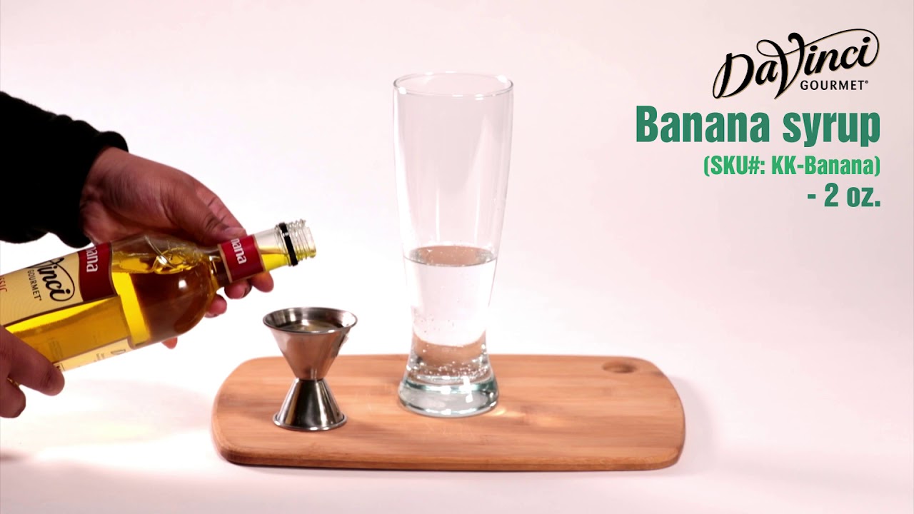 Davinci Banana Soda Float Recipe by YouTube