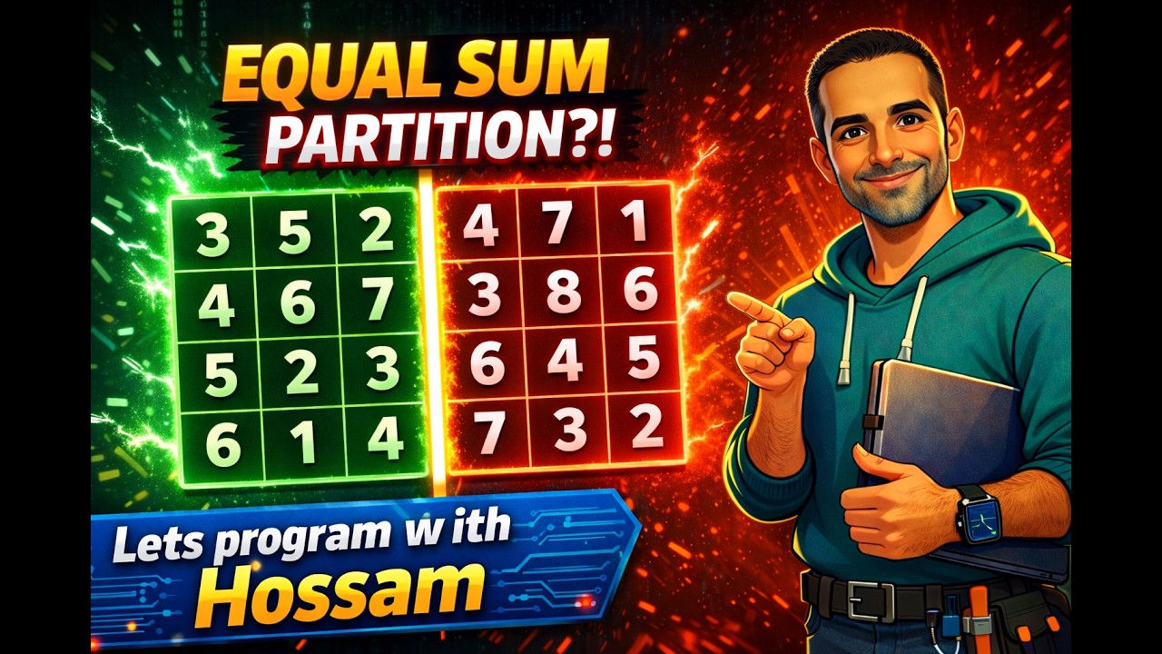 3546. Equal Sum Grid Partition I - YouTube