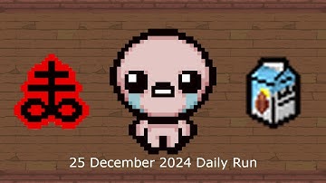The Binding of Isaac Daily Run 25 December 2024