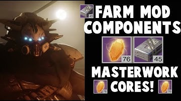 Destiny 2 - FARM MOD COMPONENTS AND MASTERWORK CORES - DON