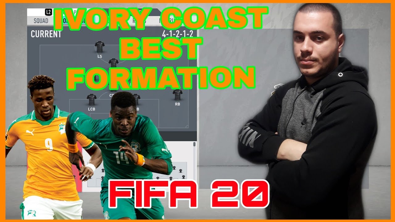 Planlagt hydrogen etisk IVORY COAST - BEST FORMATION, CUSTOM TACTICS & PLAYER INSTRUCTIONS! FIFA 20  - YouTube