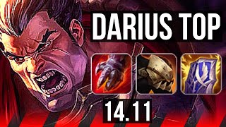 DARIUS vs KAYLE (TOP) | 8 solo kills, Legendary, 14/3/6, 700+ games, 36k DMG | BR Master | 14.11