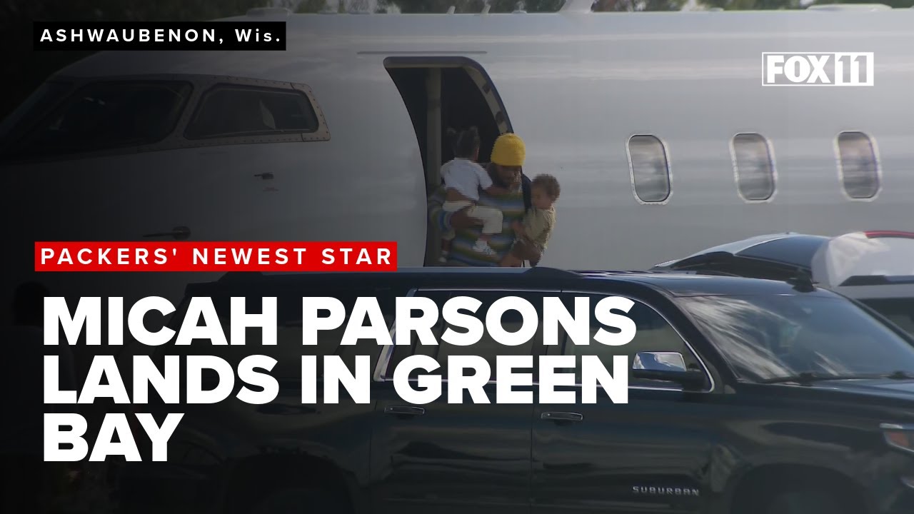 Micah Parsons arrives in Green Bay to join Packers after trade from Dallas Cowboys