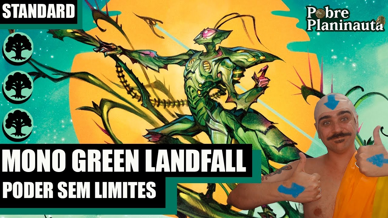 O VERDE NUNCA FOI TÃO FORTE - Mono Green Landfall - MTG ARENA STANDARD AVATAR