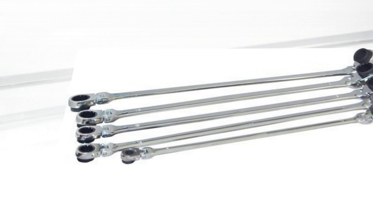 Platinum 5pc XL Double Box METRIC Reversible Ratcheting Spline Wrenches #99650