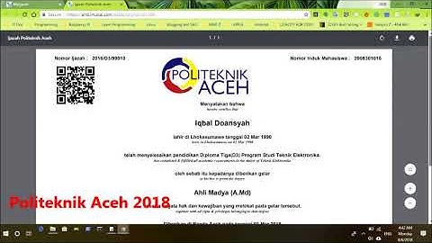 Sistem Validasi Ijazah Berbasis QR Code