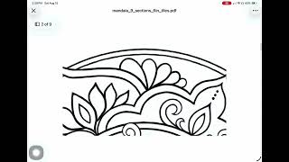 How to Scale and Print a Mandala Pattern - Two Ways