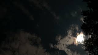 Whats chasing the moon slowed down and zoomed in