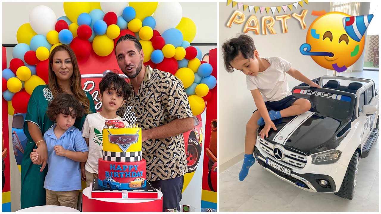 FÊTE D'ANNIVERSAIRE DES 4 ANS DE RAYAN ! 🎂🎁🎉