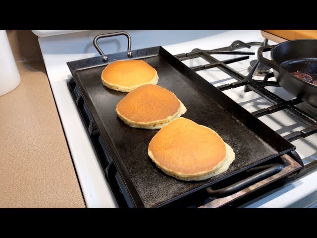 Perfect Pancakes  Lodge Carbon Steel Griddle with Copper Diffusers 