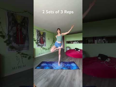 Standing Big Toe to One Legged Chair Pose - Right Side