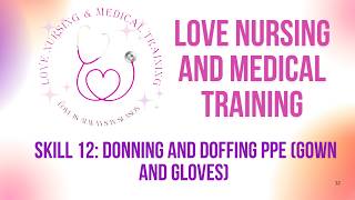 GEORGIA STATE CNA SKILLS EXAM: DONNING AND REMOVING PPE (GOWN AND GLOVES)