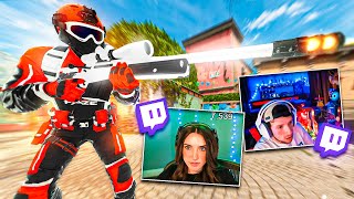 Killing Twitch Streamers in Call of Duty Search & Destroy (Both POV's)