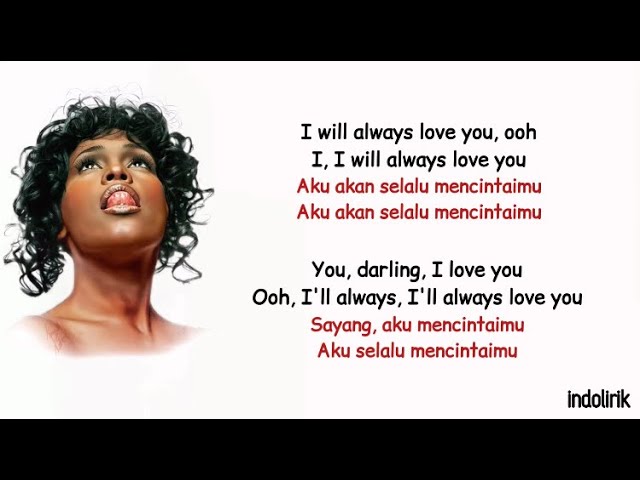 Whitney Houston – I Will Always Love You | Lirik Lagu Terjemahan class=