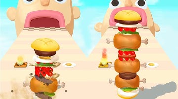 Sandwich Runner 🥪 NOOB vs PRO 🍔 Satisfying Gameplay iOS,Android ALL LEVELS | Top Mobile Game
