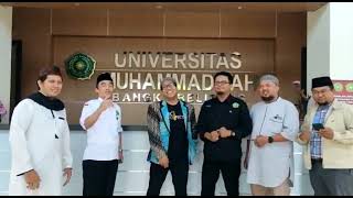 Ust.  Agus SNADA ajak Sobat Unmuh Babel untuk memahami dakwah secara luas termasuk melalui seni