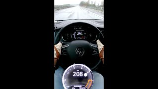 NEW! Renault Megane (140hp) TOP SPEED AUTOBAHN 🔥 #Shorts