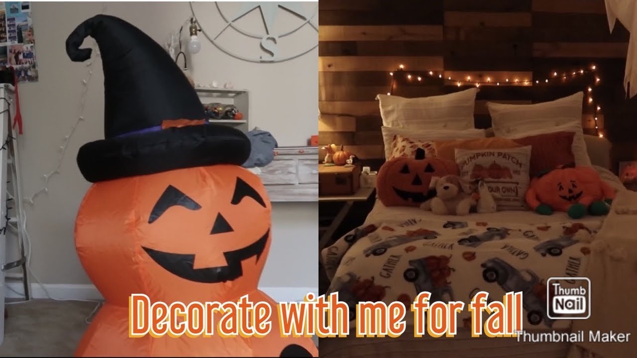 Decorating my room for fall 2021 YouTube