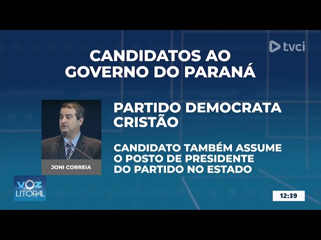 Eleições 2022: Lista dos candidatos ao Governo do Paraná