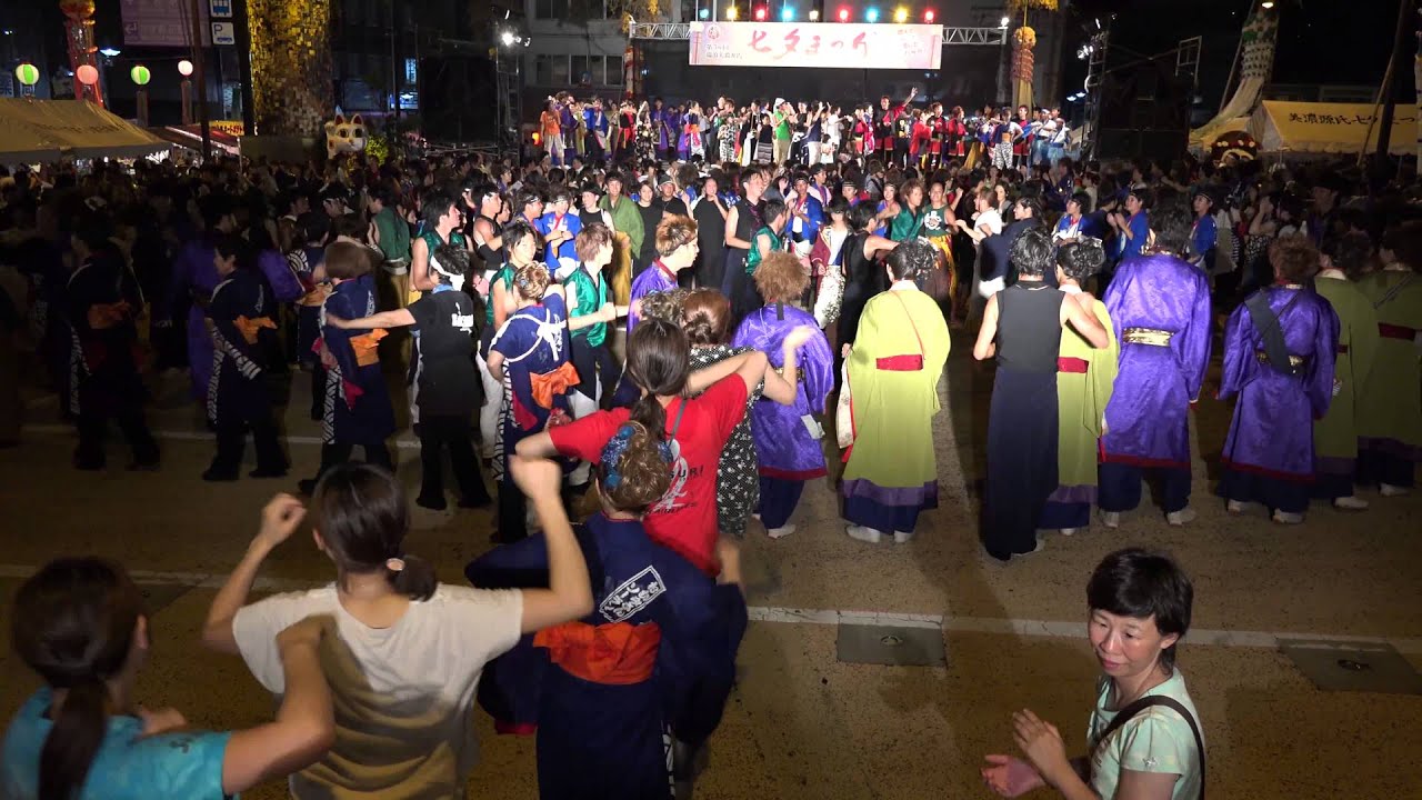 ★バサラ大乱舞2015 美濃源氏七夕まつり　ノーカット55分 閉幕まで 総踊り　4K 練習に