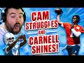 Tennessee Titans fan reaction to Cam Ward STRUGGLING and Carnell Tate SHINING at Titans OTAs