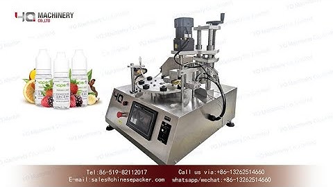 mini type monoblock filling machine for e juice|small bottle filler